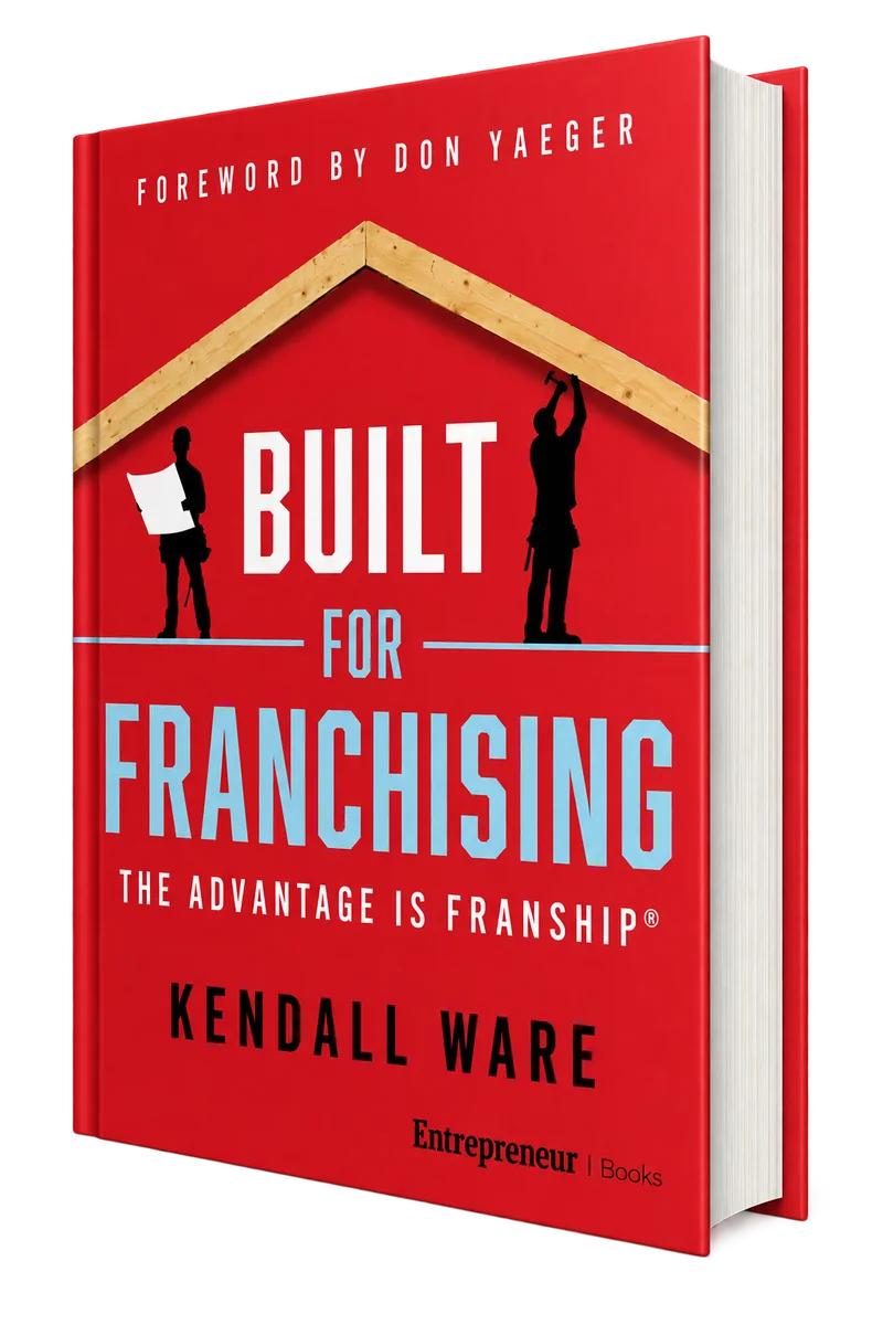 Cover of Built for Franchising, a book by Kendall Ware published by Entrepreneur® | Books